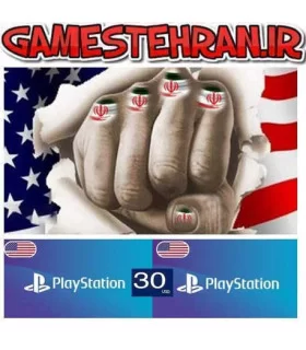خرید گیفت کارت پلی استیشن 30 دلاری آمریکا