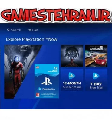 خرید اشتراک PS NOW 12 ماهه آمریکا
