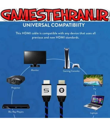 خرید کابل Numskull HDMI 2.0 برای PS5