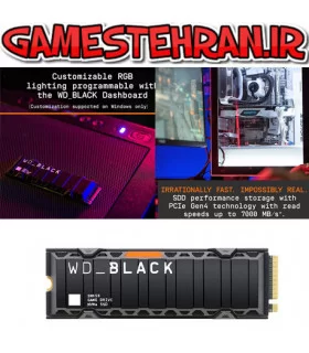 خرید حافظه اس اس دی WD_BLACK SN850 دارای هیت سینک - یک ترابایت